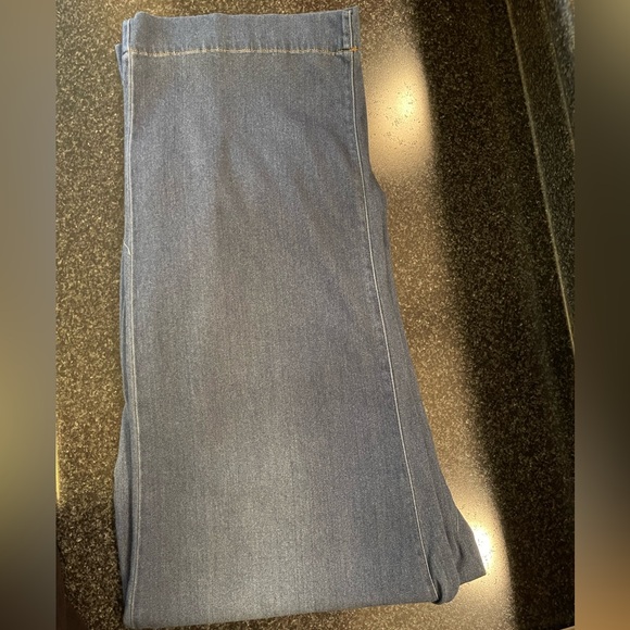 Lane Bryant: Fluid Denim Trouser Pant - Picture 6 of 11